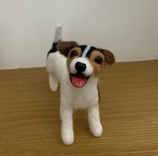 Cute Needlefelt Jack Russell