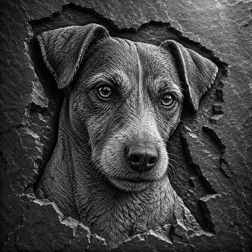 Jack russell terrier engraved - jack,