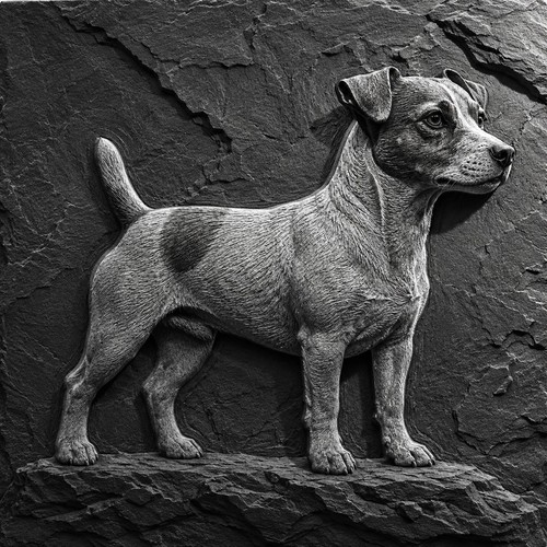 Jack russell terrier engraved - jack,