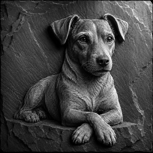 Jack russell terrier engraved - terrier,